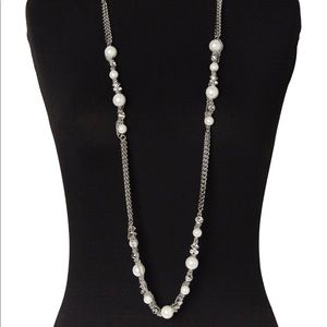 Givenchy NWOT pearl and crystal necklace.